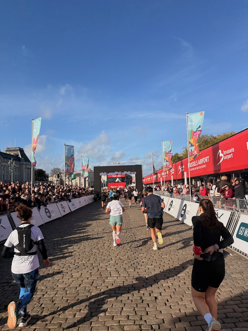 Arrivée du semi-marathon de Bruxelles