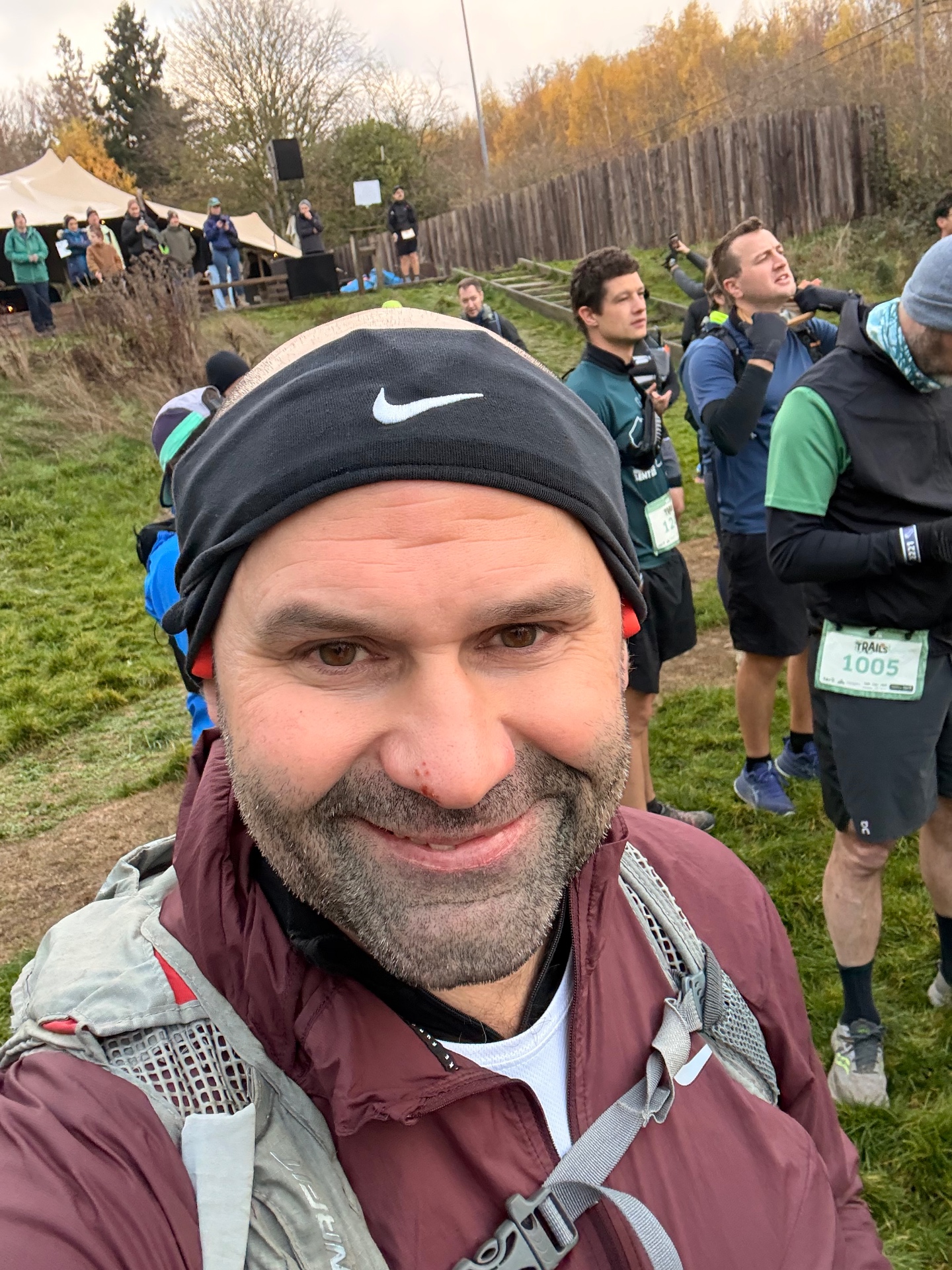 Au départ du Trail Tero en Forêt de Soignes